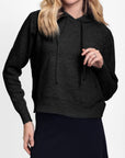 ORA HOODIE SWEATER (BLACK) - Top - Yakira Bella