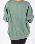 OVERSIZED CREWNECK SWEATSHIRT (GREEN) - Top - Yakira Bella