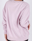 OVERSIZED CREWNECK SWEATSHIRT (LIGHT LILAC) - Top - Yakira Bella