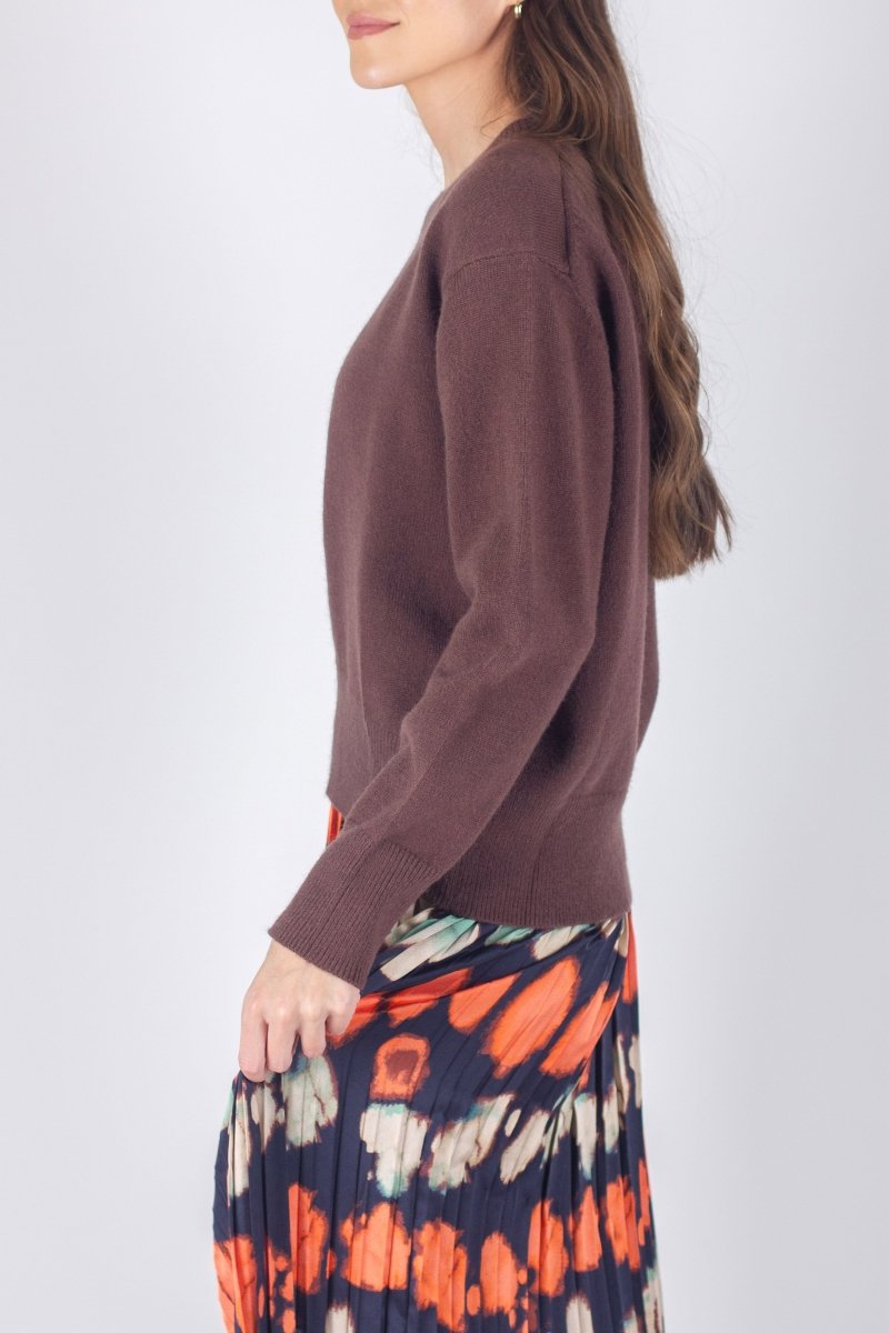 OVERSIZED SWEATER (BROWN) - Top - Yakira Bella