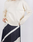 OVERSIZED SWEATER (OFF WHITE) - Top - Yakira Bella