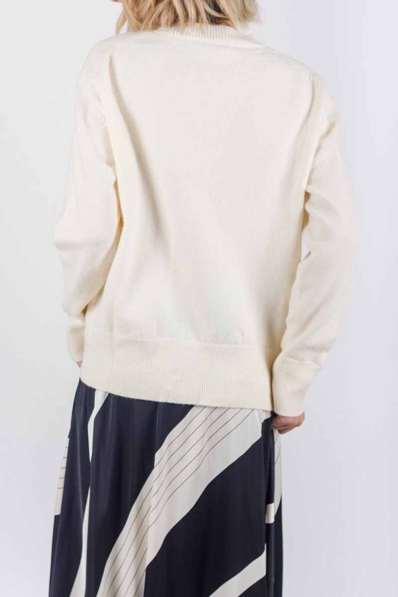 OVERSIZED SWEATER (OFF WHITE) - Top - Yakira Bella