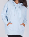 OVERSIZED SWEATSHIRT HOODIE (LIGHT BLUE) - Top - Yakira Bella