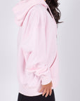 OVERSIZED SWEATSHIRT HOODIE (LIGHT PINK) - Top - Yakira Bella