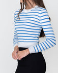 PAIGE TOP (BLUE STRIPE) - Top - Yakira Bella