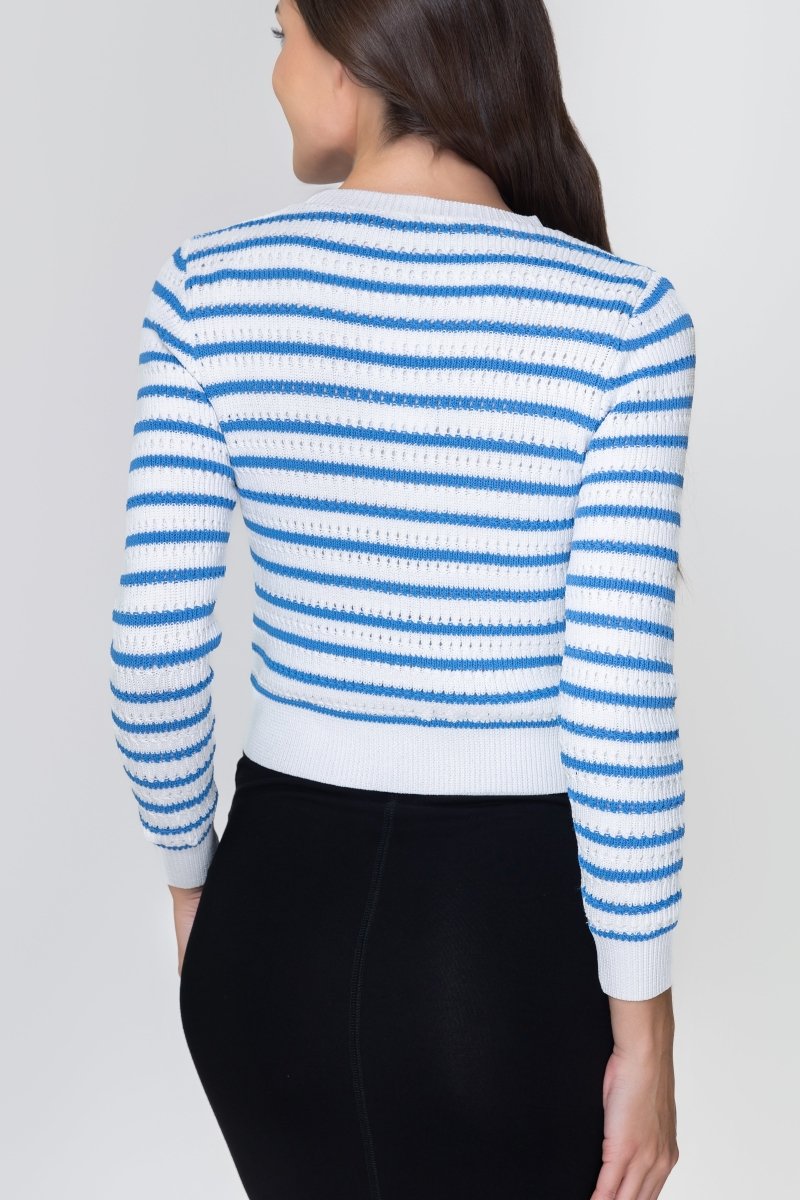 PAIGE TOP (BLUE STRIPE) - Top - Yakira Bella