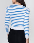 PAIGE TOP (BLUE STRIPE) - Top - Yakira Bella