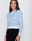 PAIGE TOP (BLUE STRIPE) - Top - Yakira Bella