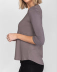 PHOEBE TEE 3/4 (CLOUD GREY) - Top - Yakira Bella