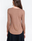 PHOEBE TEE (ESPRESSO) - Top - Yakira Bella