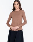 PHOEBE TEE (ESPRESSO) - Top - Yakira Bella