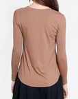 PHOEBE TEE (ESPRESSO) - Top - Yakira Bella