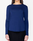 PHOEBE TEE (NAVY) - Top - Yakira Bella