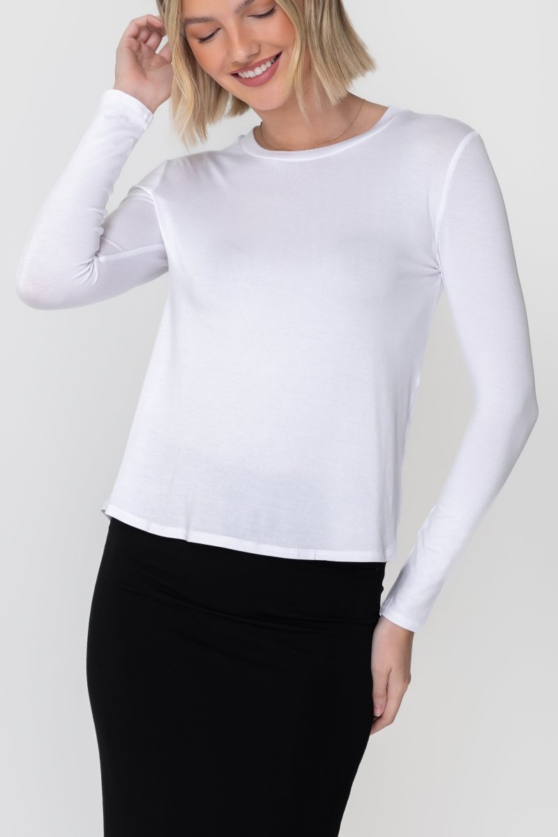 PHOEBE TEE (WHITE) - Top - Yakira Bella