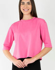 REMI TEE PLAIN (PINK) - Top - Yakira Bella