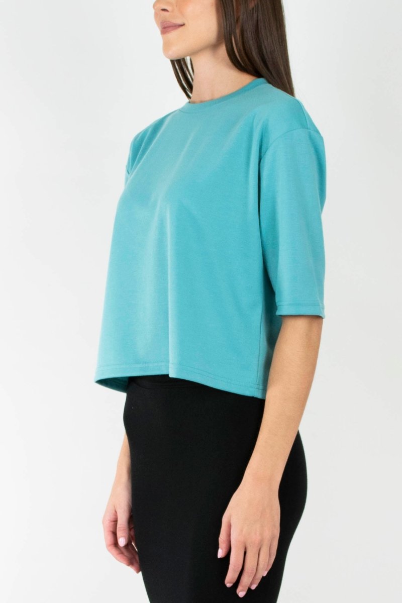 REMI TEE PLAIN (SKY BLUE) - Top - Yakira Bella