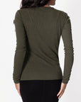 RENEE TEE (OLIVE) - Top - Yakira Bella