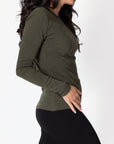 RENEE TEE (OLIVE) - Top - Yakira Bella