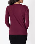 RENEE TEE (WINE) - Top - Yakira Bella