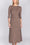 SARAH DRESS 3/4 SLEEVES (MOCHA) - Dress - Yakira Bella