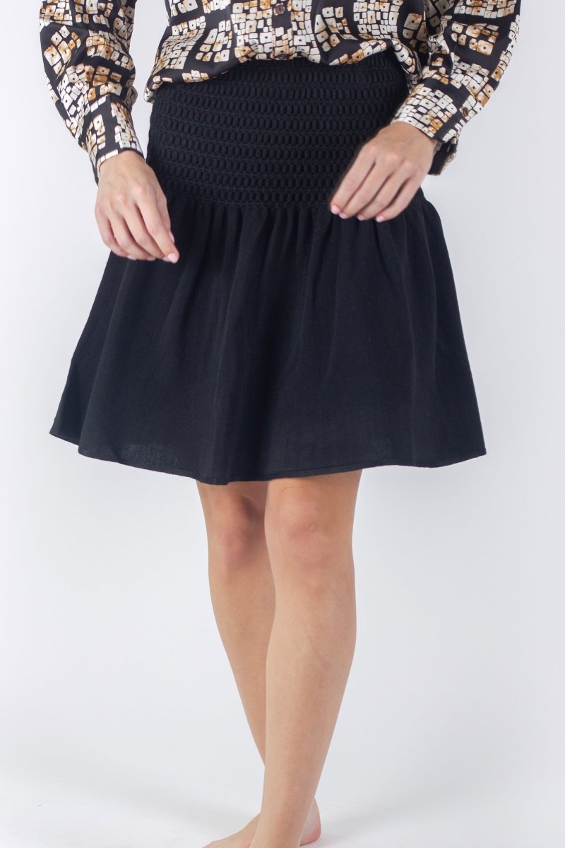 SHELBY SKIRT 20" (BLACK) - Skirt - Yakira Bella