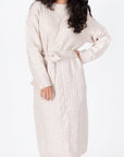 SIMONE DRESS 42" (BEIGE) - Dress - Yakira Bella