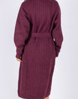 SIMONE DRESS 42" (BURGUNDY) - Dress - Yakira Bella