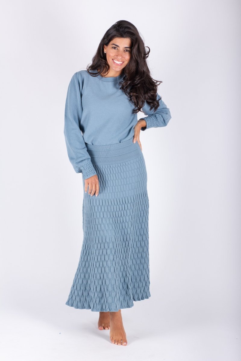 SUSAN SKIRT (BLUE) - Skirt - Yakira Bella