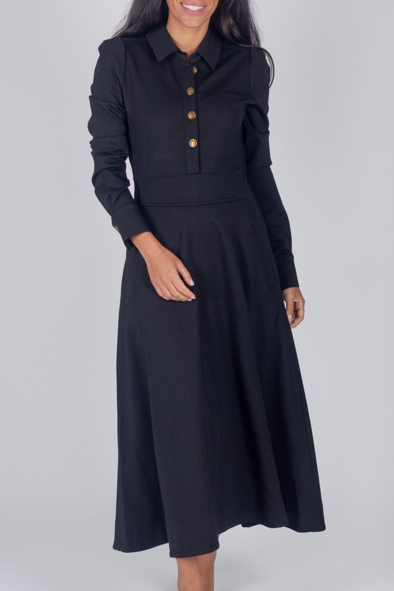 TAYLOR DRESS (BLACK) - Dress - Yakira Bella