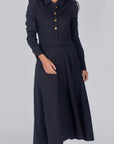 TAYLOR DRESS (BLACK) - Dress - Yakira Bella