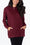 ZIP - UP CARDIGAN (BURGUNDY) - Top - Yakira Bella